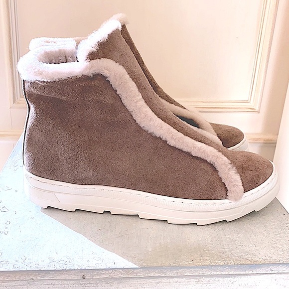 JOYKS Shoes - JOYKS Grey Suede Ankle Bootie